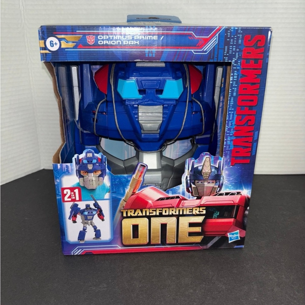 One Optimus Prime Toy - Blue and Red